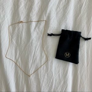 Mejuri Diamond Gold Necklace